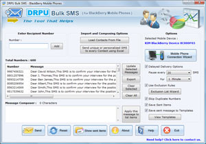 BlackBerry Mobile SMS Software