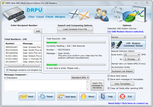 Multi USB Modem SMS Software