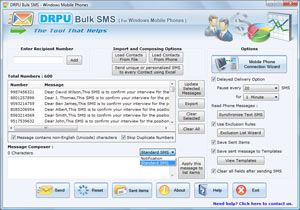 Windows mobile SMS Software