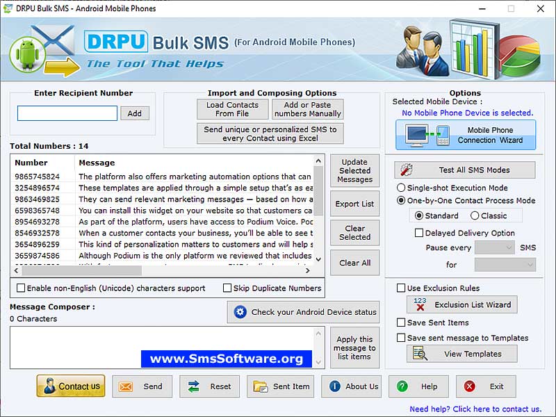 Bulk SMS Software for Android Windows 11 download