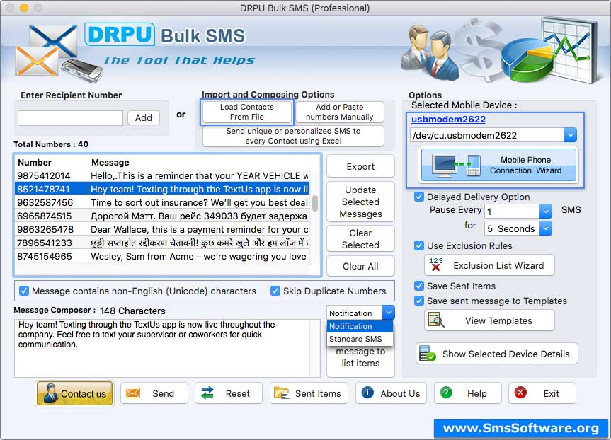 Load Contacts from File