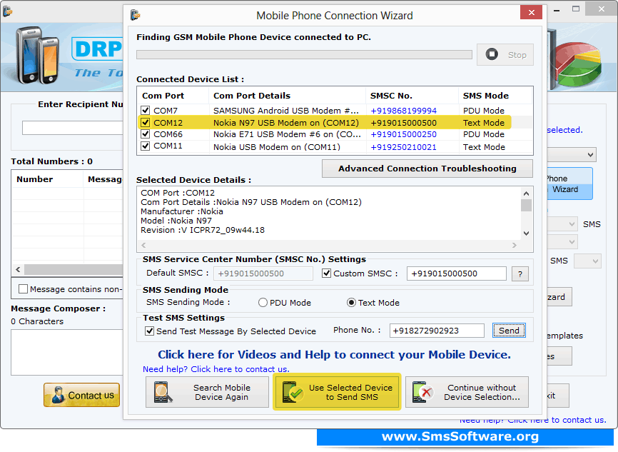 Bulk SMS Software (Multi-Device Edition)
