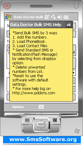 Pocket PC to Mobile SMS Software