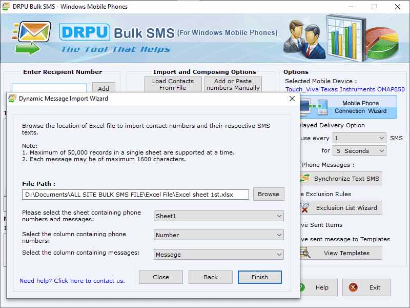 Windows Phone SMS Messaging Software
